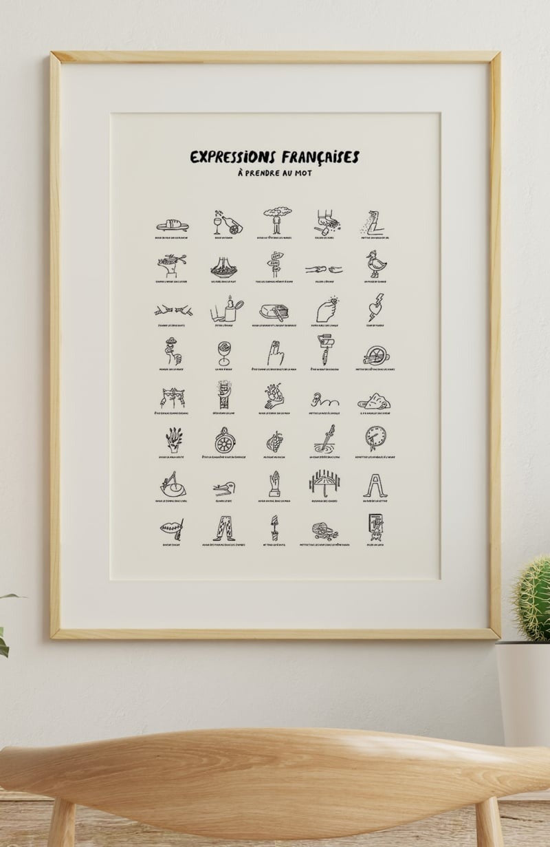 Affiche Expressions françaises