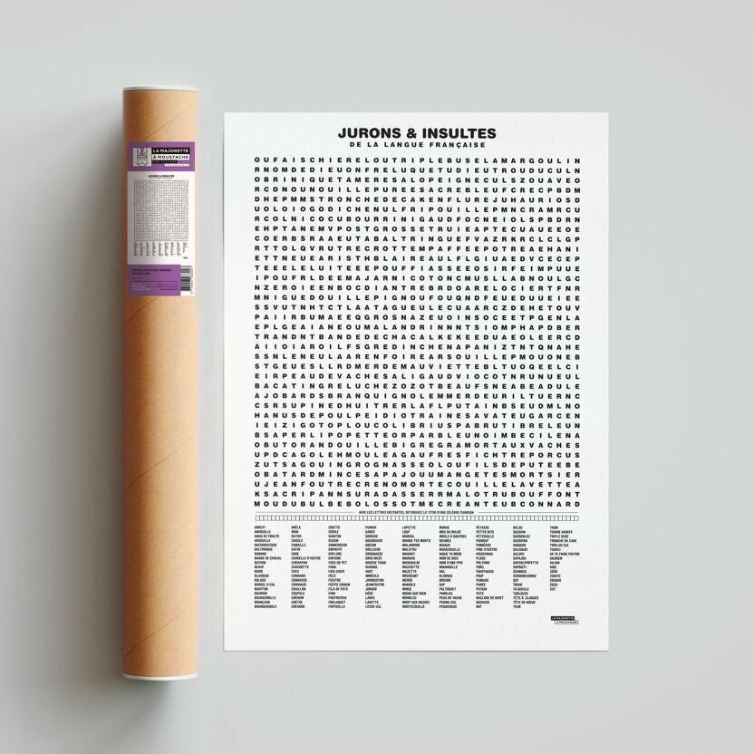 Affiche Compilation des Jurons et Insultes