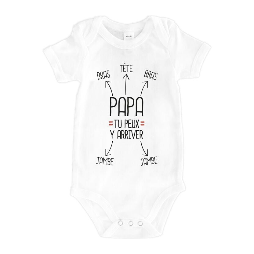Body PAPA TU PEUX Y ARRIVER