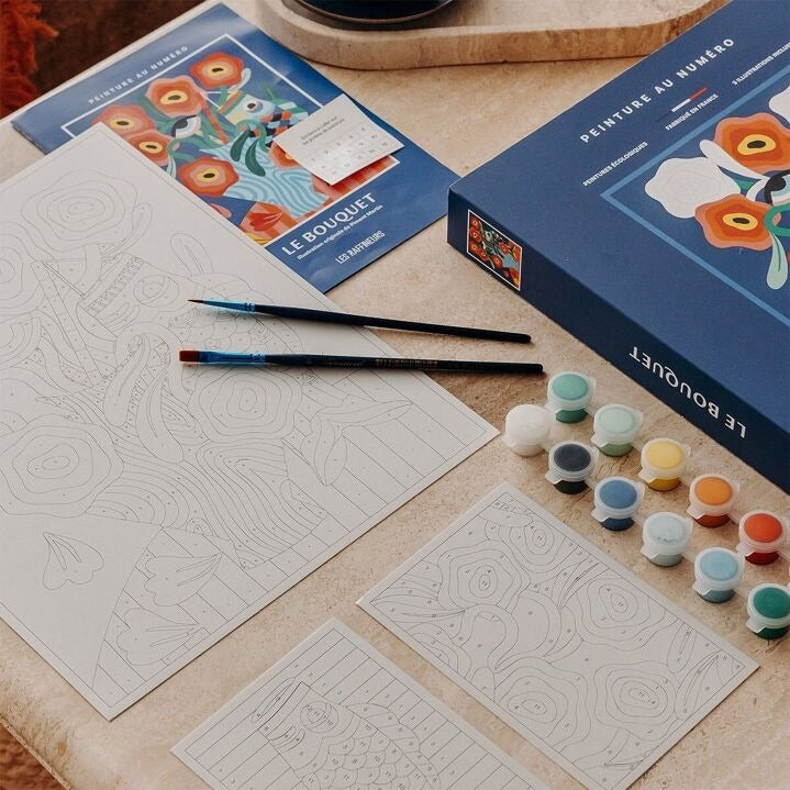 Peinture au numéro - Le bouquet