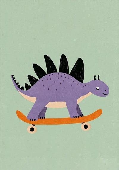 Affiches Animaux drôles Skateboard