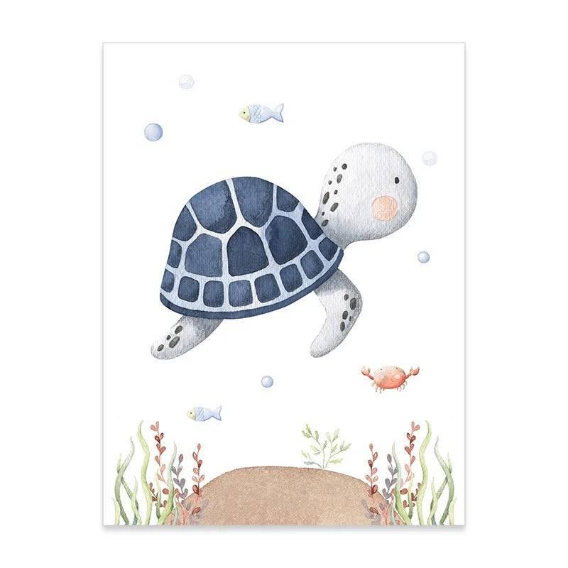 Affiches fonds marins - Mon alpaga