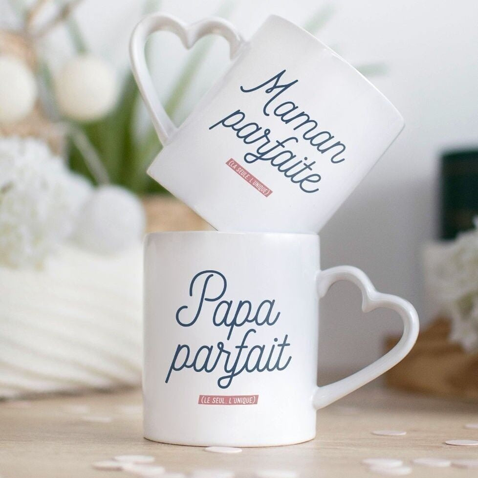 Mug Papa parfait, Maman parfaite
