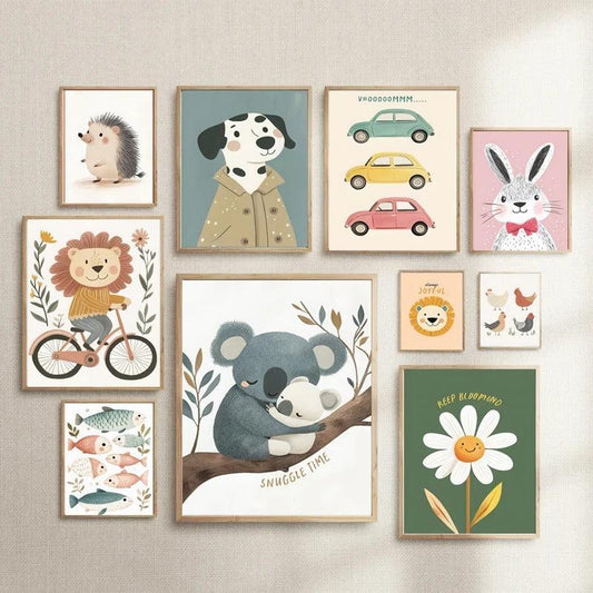 Affiches Nuances vintage et enchantées