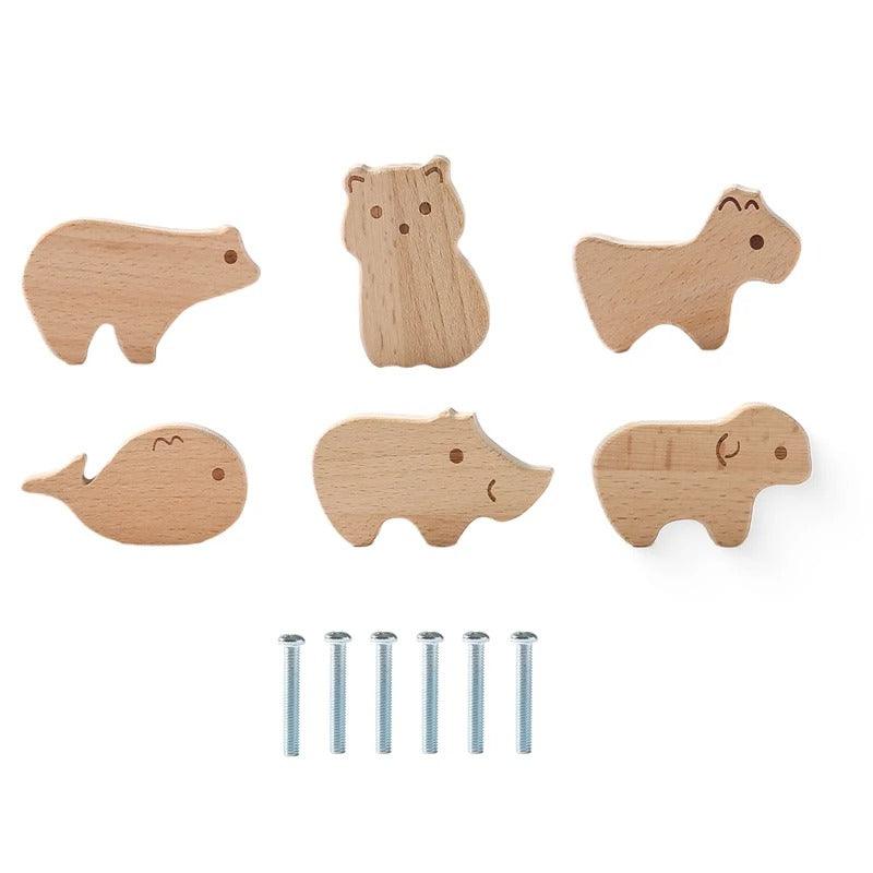 Poignée animaux pour meuble enfant - Mon alpaga