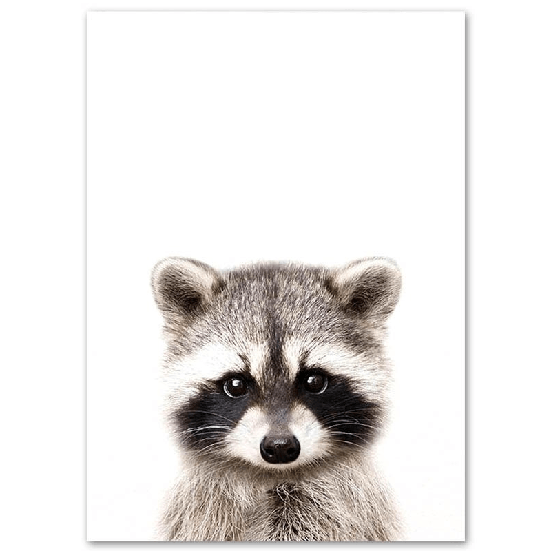 Affiche bébés animaux - Mon alpaga
