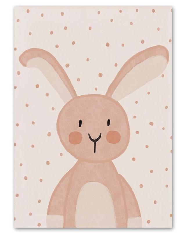 Affiche licorne, lama, lapin - Mon alpaga