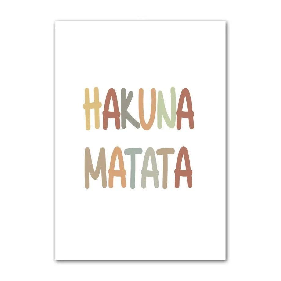 Affiches Safari pastel - Mon alpaga