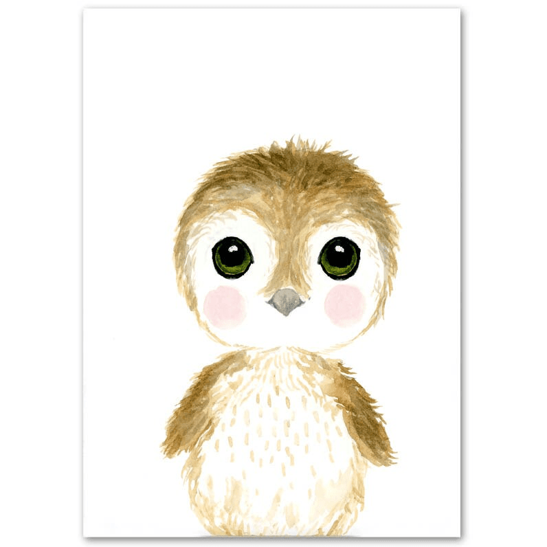 Affiches animaux de la forêt - Mon alpaga
