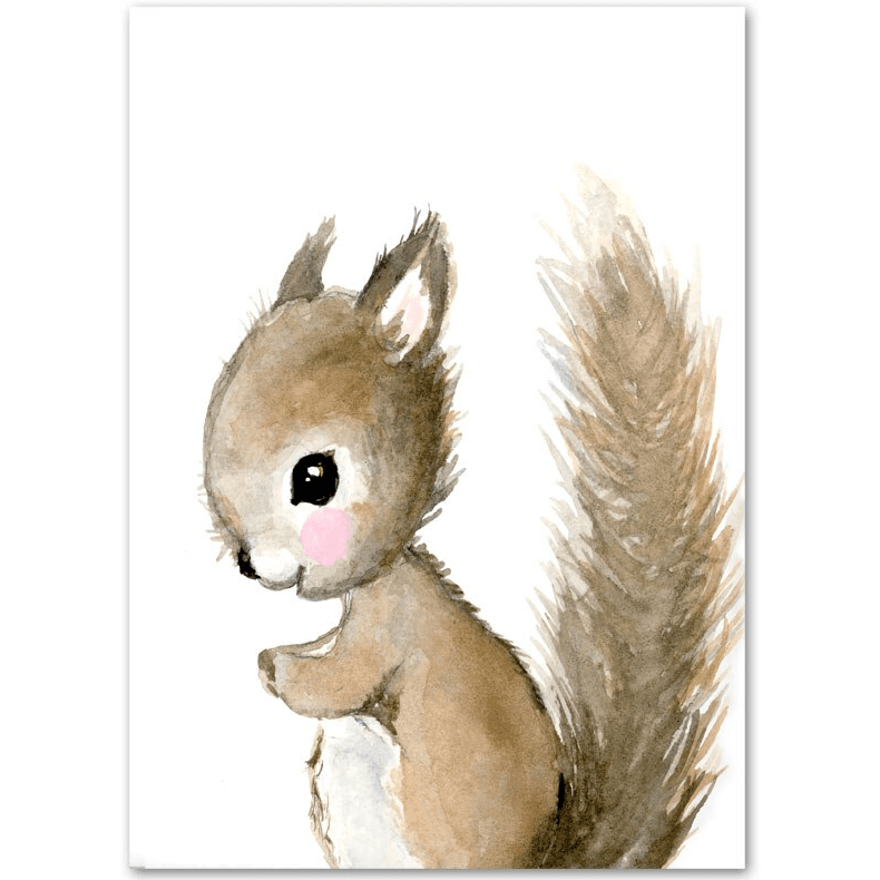 Affiches animaux de la forêt - Mon alpaga