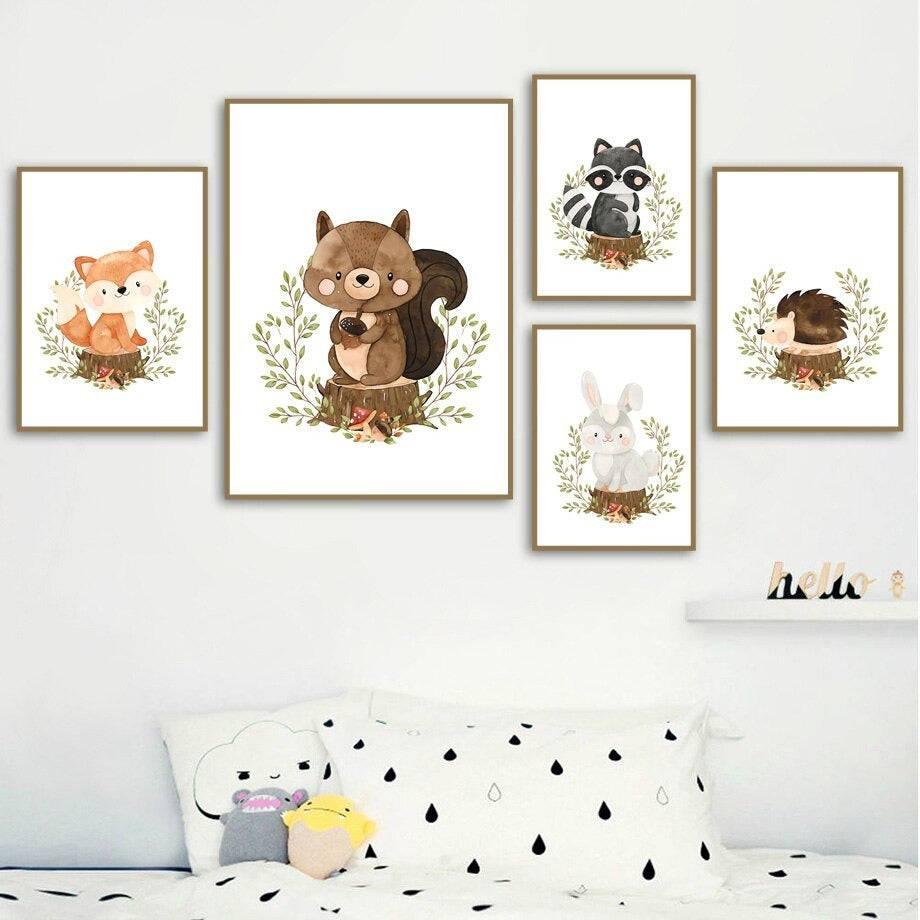 Affiches animaux douceur d'automne - Mon alpaga