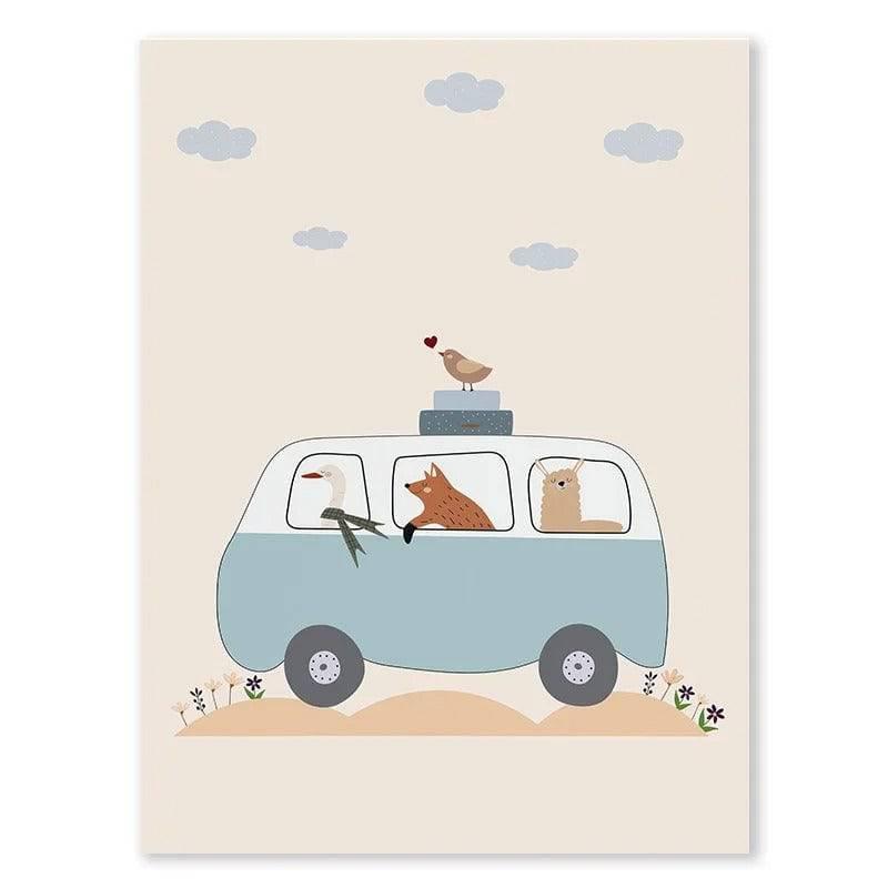 Affiches animaux le retour du vintage - Mon alpaga