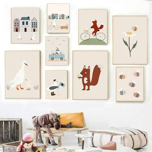 Affiches animaux le retour du vintage - Mon alpaga