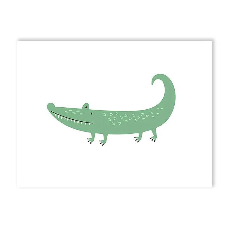 Affiches Animaux sauvages colorés - Mon alpaga