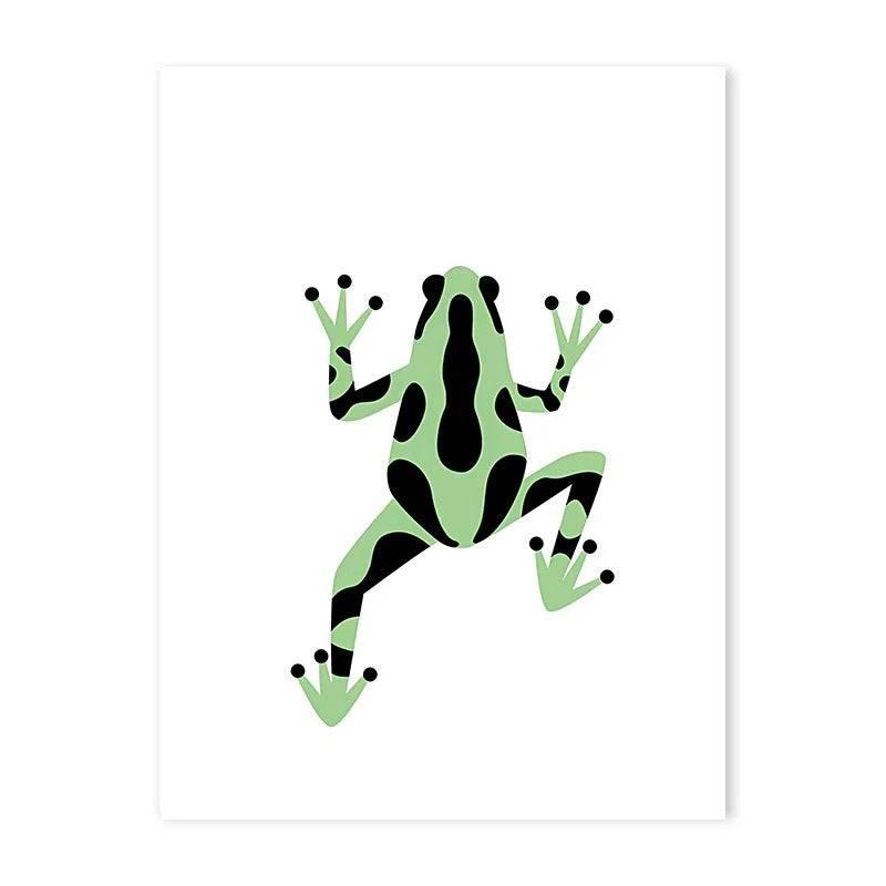 Affiches Animaux sauvages colorés - Mon alpaga