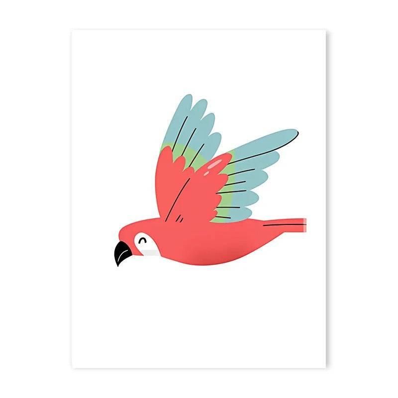 Affiches Animaux sauvages colorés - Mon alpaga