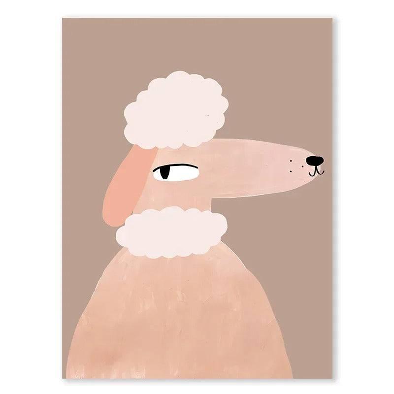 Affiches animaux vintage - Mon alpaga