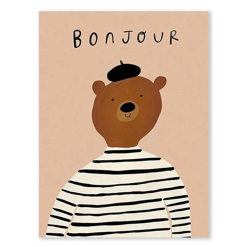 Affiches animaux vintage - Mon alpaga