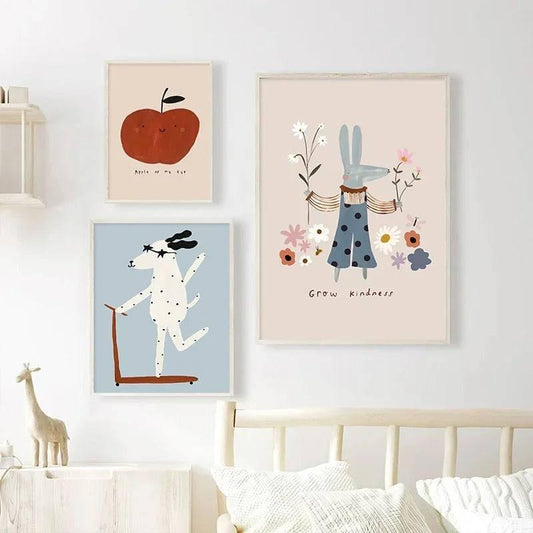 Affiches animaux vintage - Mon alpaga