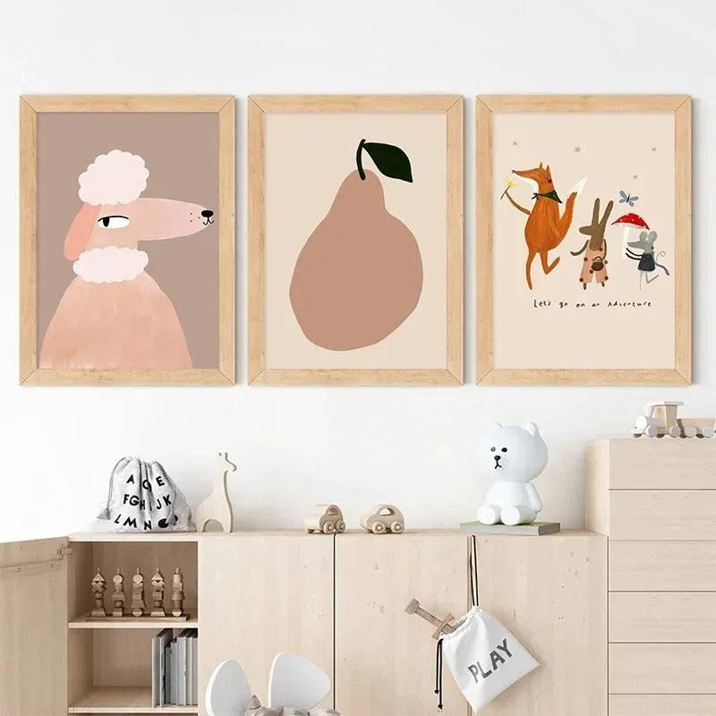 Affiches animaux vintage - Mon alpaga