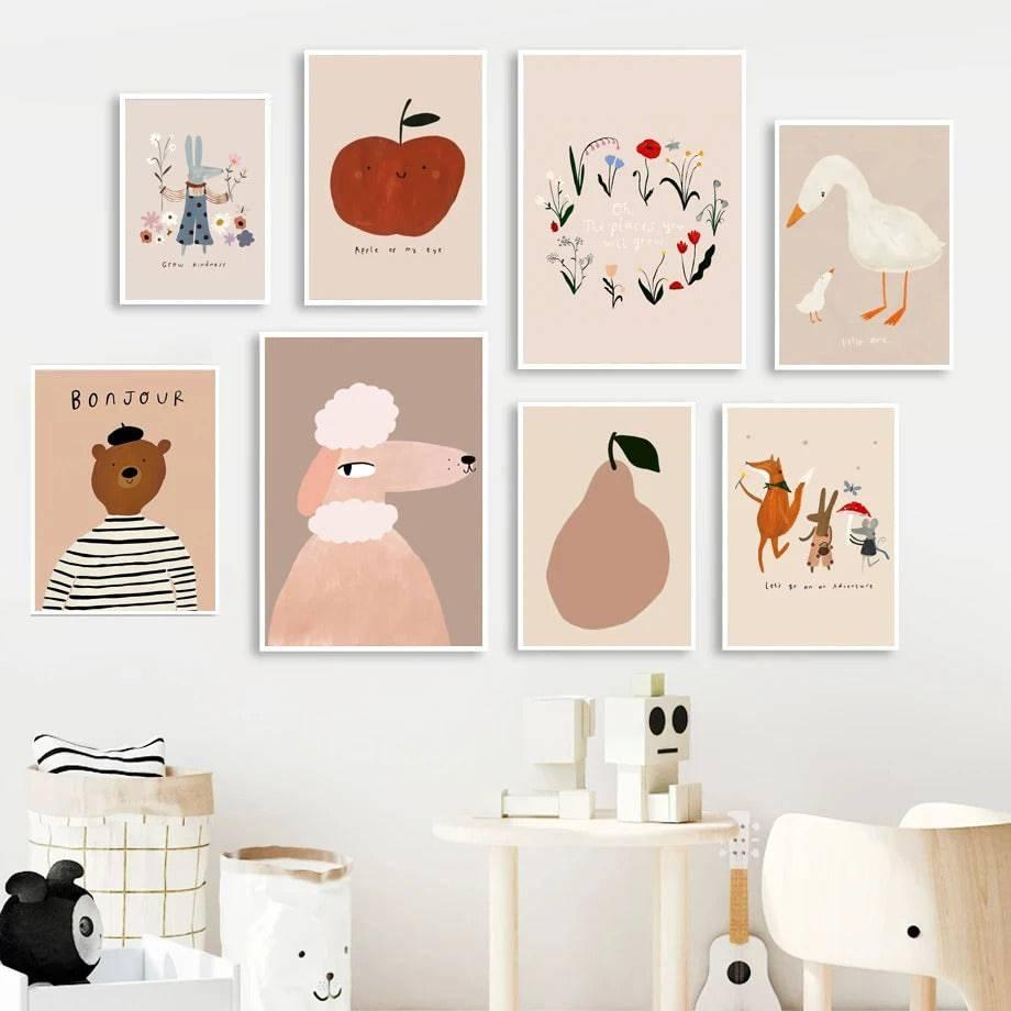 Affiches animaux vintage - Mon alpaga