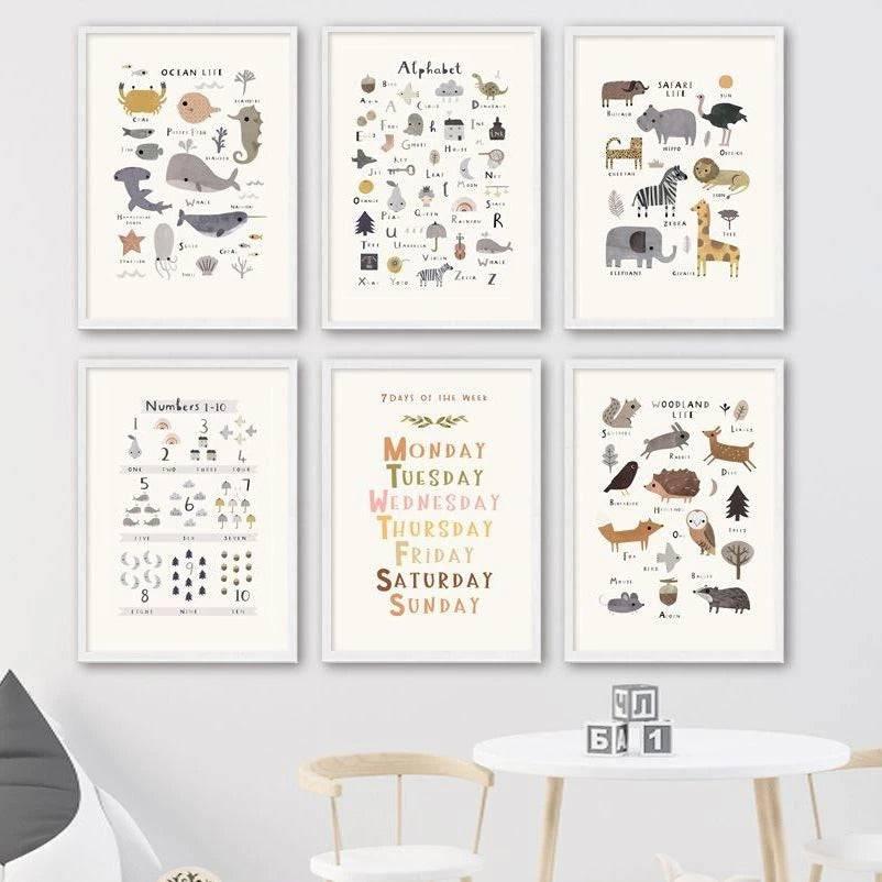 Affiches apprentissage anglais - Mon alpaga