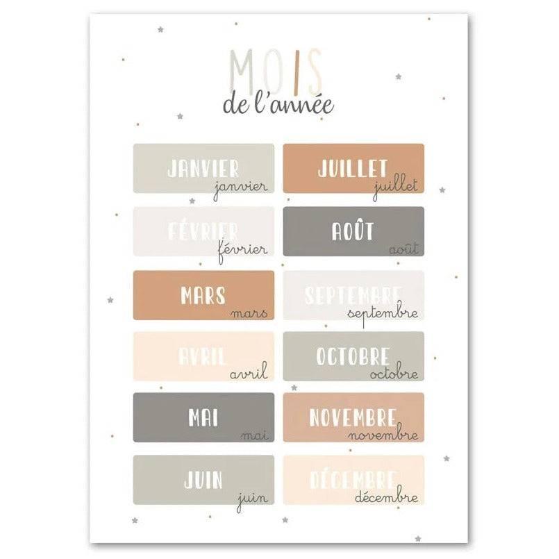 Affiches Éducatives pour Enfants - Apprentissage Ludique - Mon alpaga