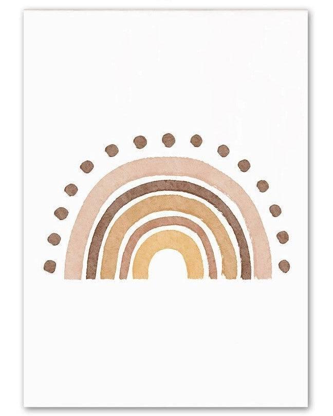 Affiches enfant terracotta - Mon alpaga