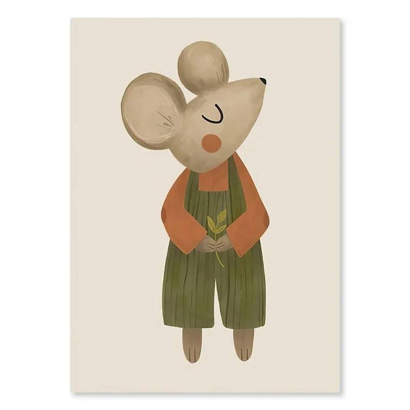 Affiches enfant vintage - Mon alpaga