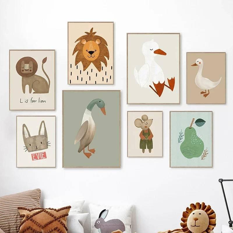 Affiches enfant vintage - Mon alpaga