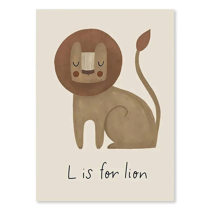 Affiches enfant vintage - Mon alpaga
