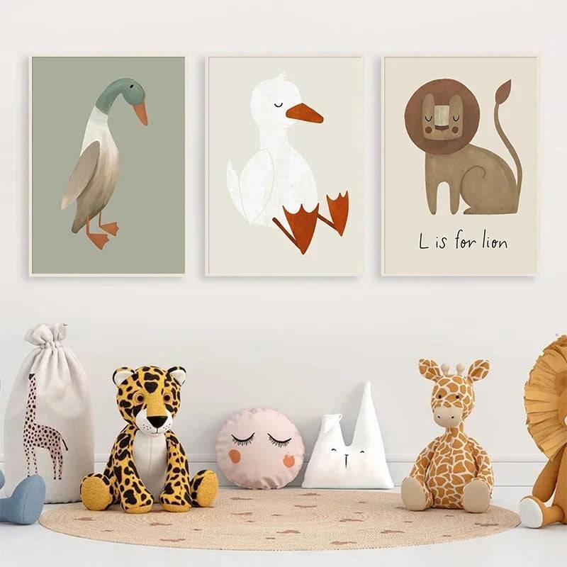 Affiches enfant vintage - Mon alpaga