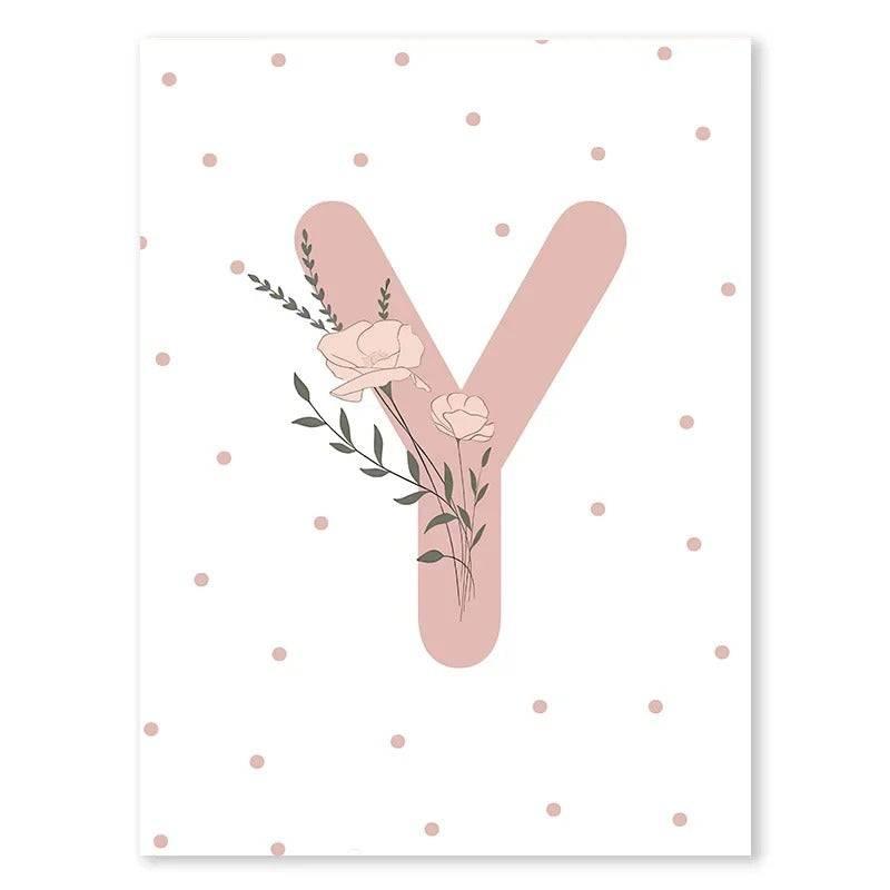 Affiches fille papillon personnalisable - Mon alpaga