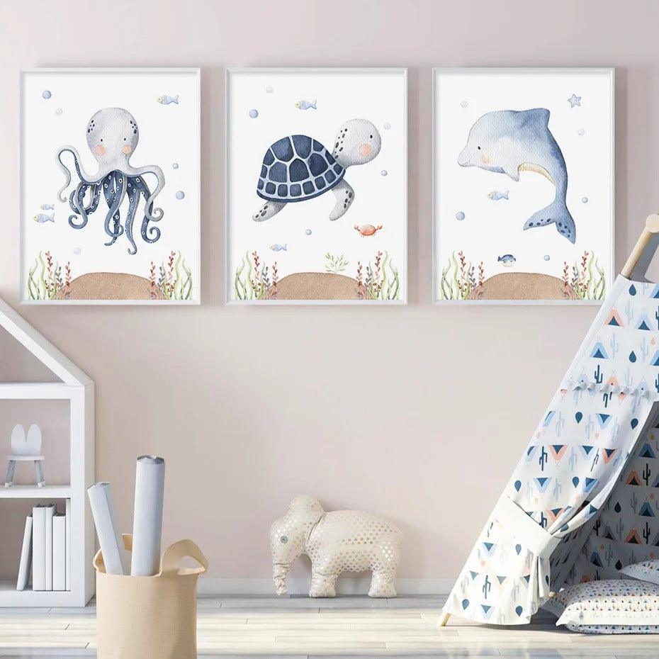 Affiches fonds marins - Mon alpaga