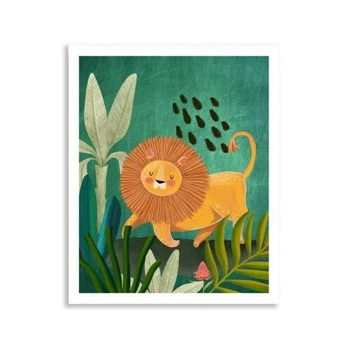 Affiches jungle luxuriante - Mon alpaga