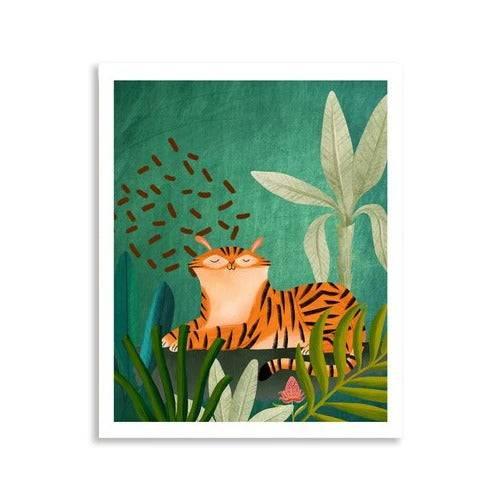 Affiches jungle luxuriante - Mon alpaga