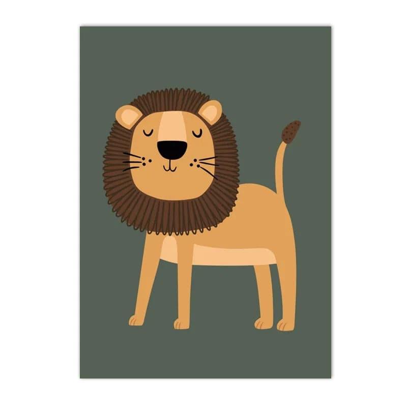 Affiches jungle vert - Mon alpaga