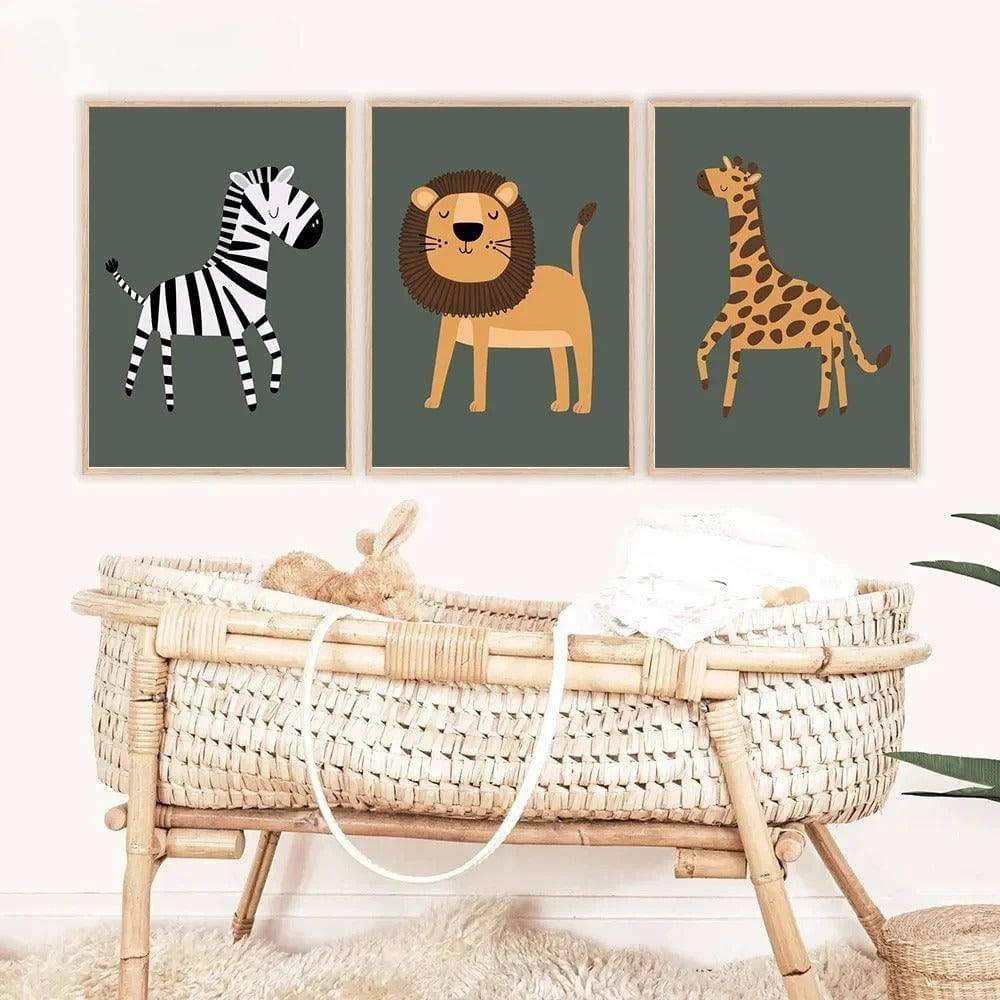 Affiches jungle vert - Mon alpaga