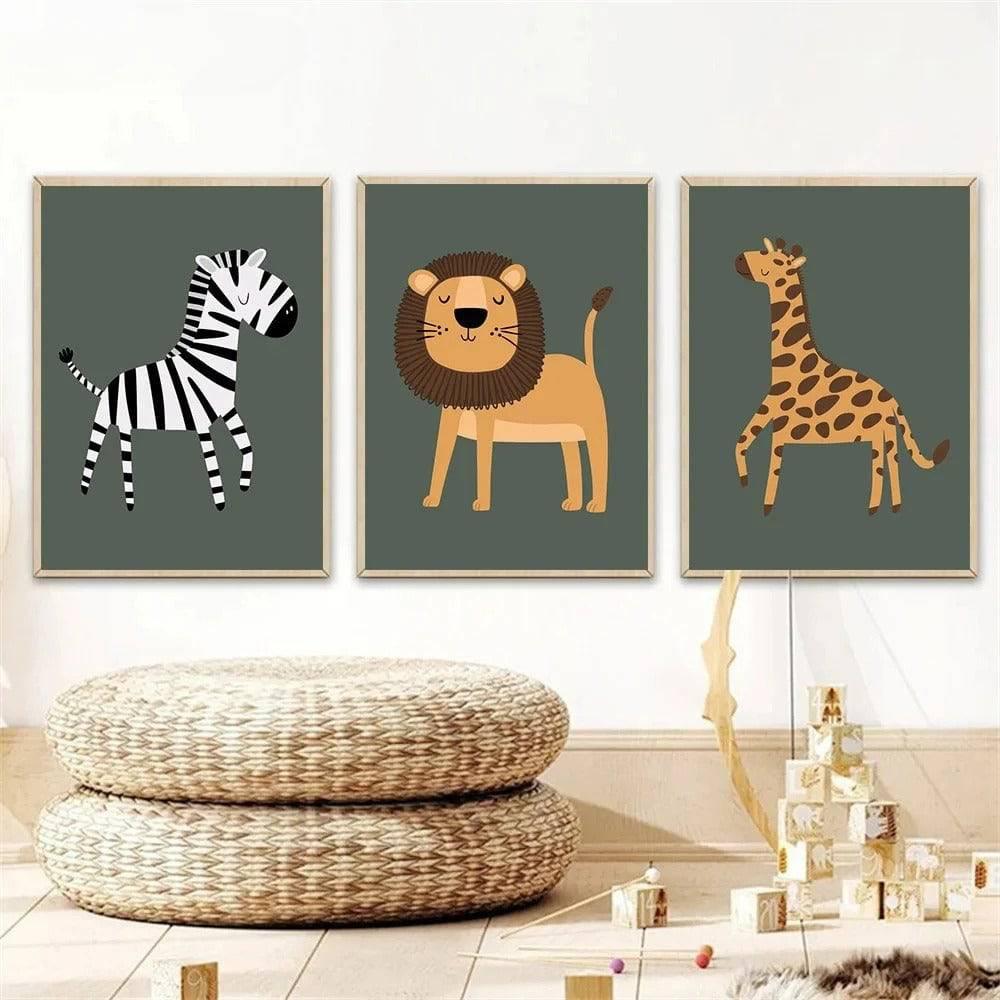 Affiches jungle vert - Mon alpaga