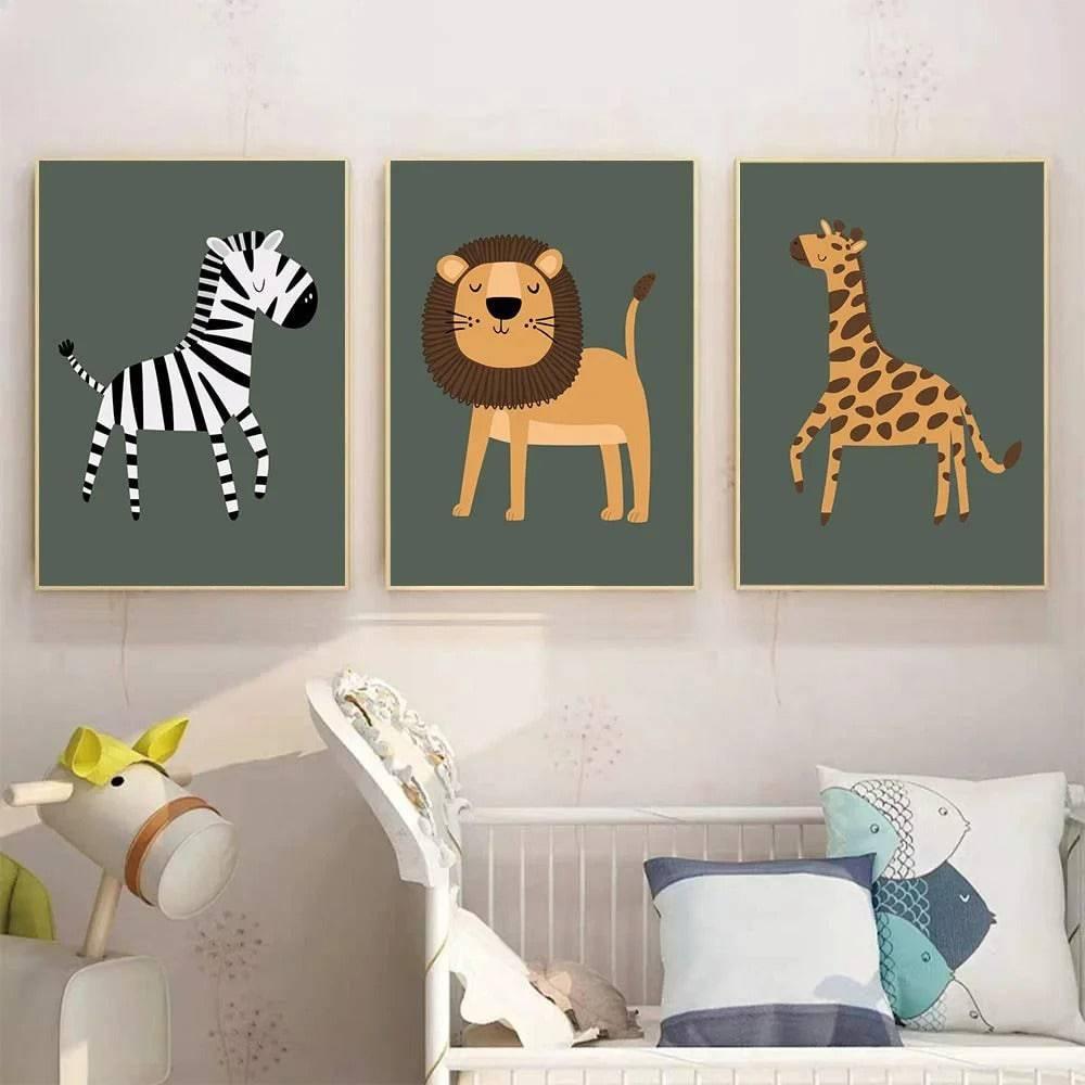 Affiches jungle vert - Mon alpaga