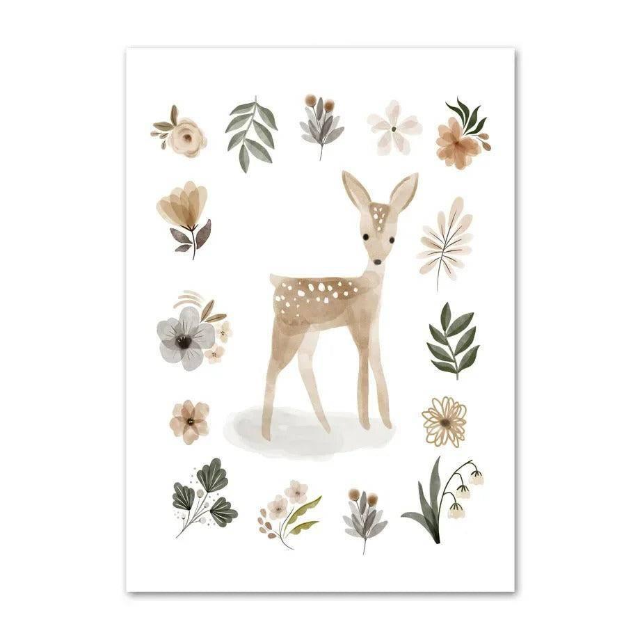 Affiches L'Éveil Bohème de la forêt - Mon alpaga