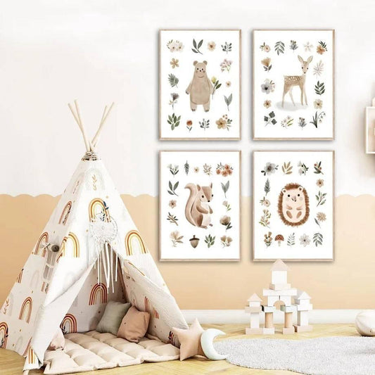 Affiches L'Éveil Bohème de la forêt - Mon alpaga