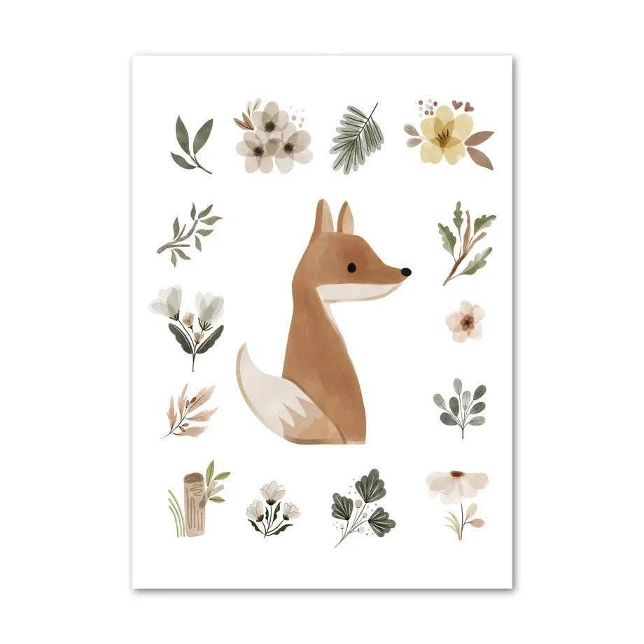 Affiches L'Éveil Bohème de la forêt - Mon alpaga