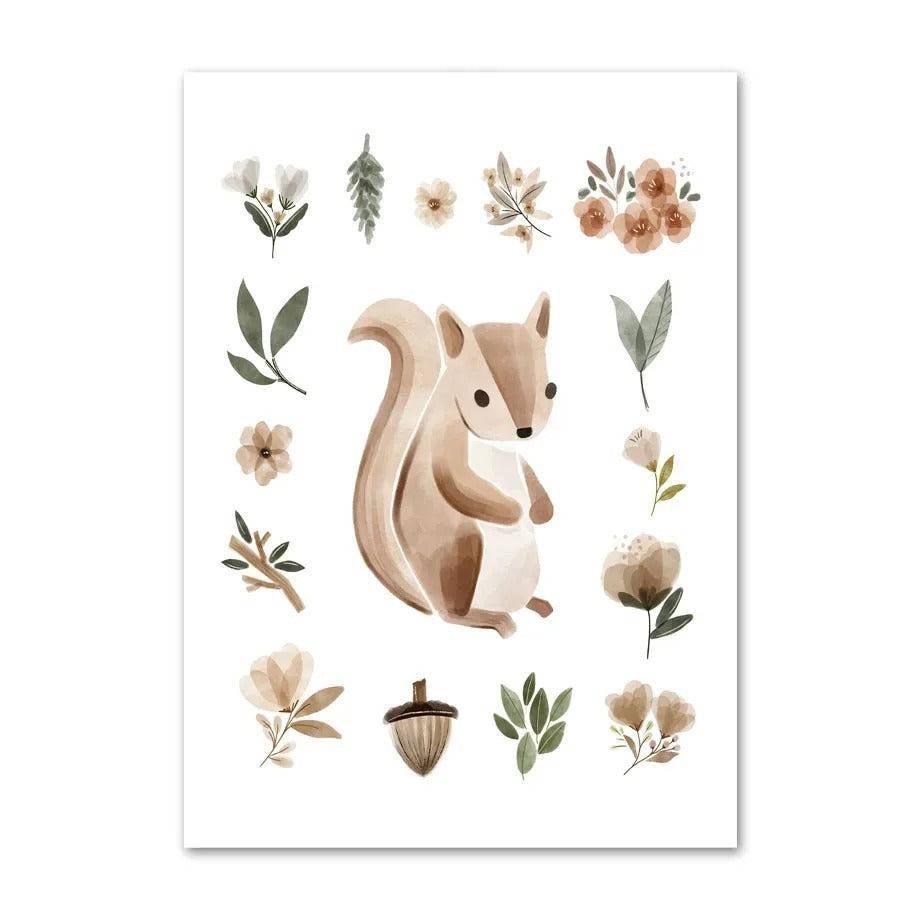 Affiches L'Éveil Bohème de la forêt - Mon alpaga