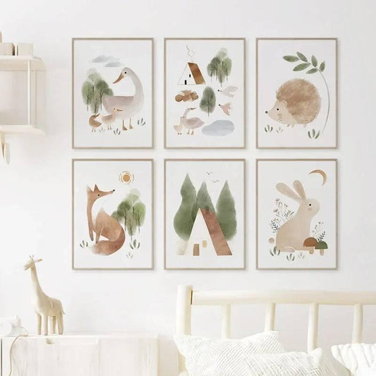 Affiches Les Trésors du Sous-Bois - Mon alpaga