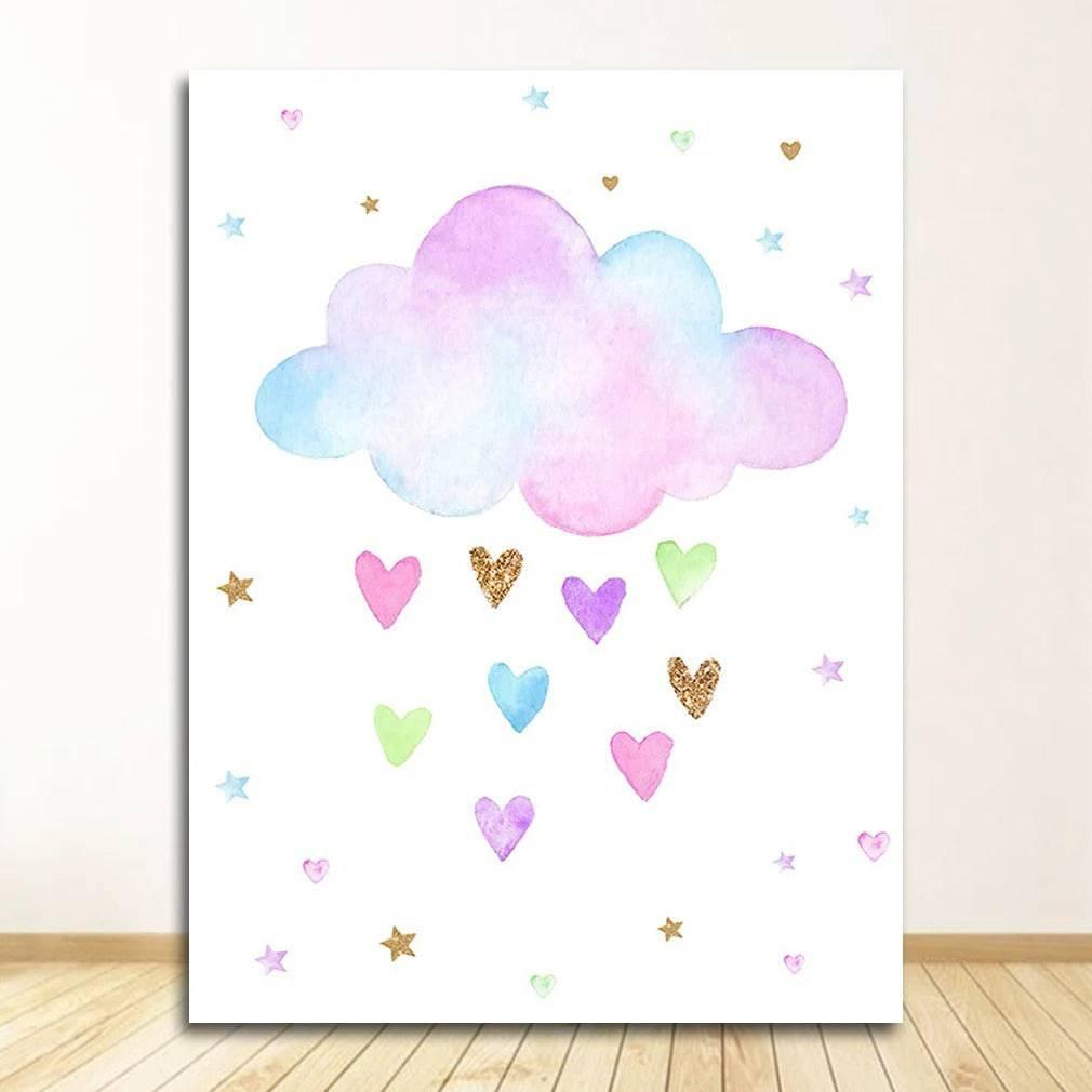 Affiches licorne, arc en ciel, gâteau - Mon alpaga