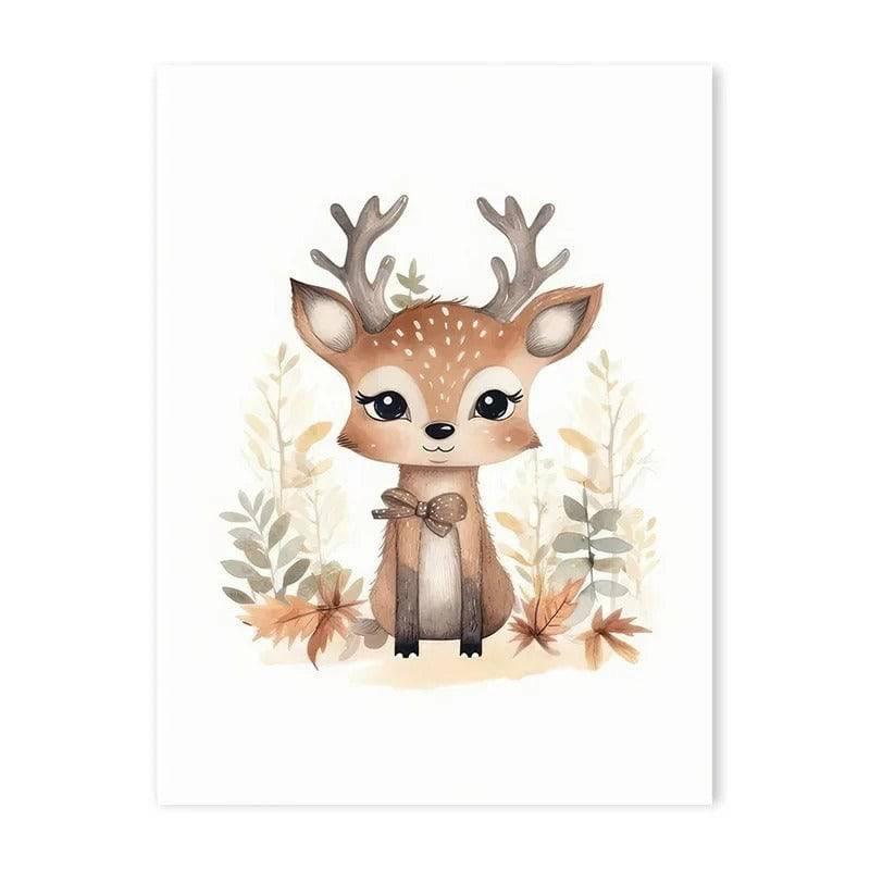 Affiches petit tour en forêt - Mon alpaga