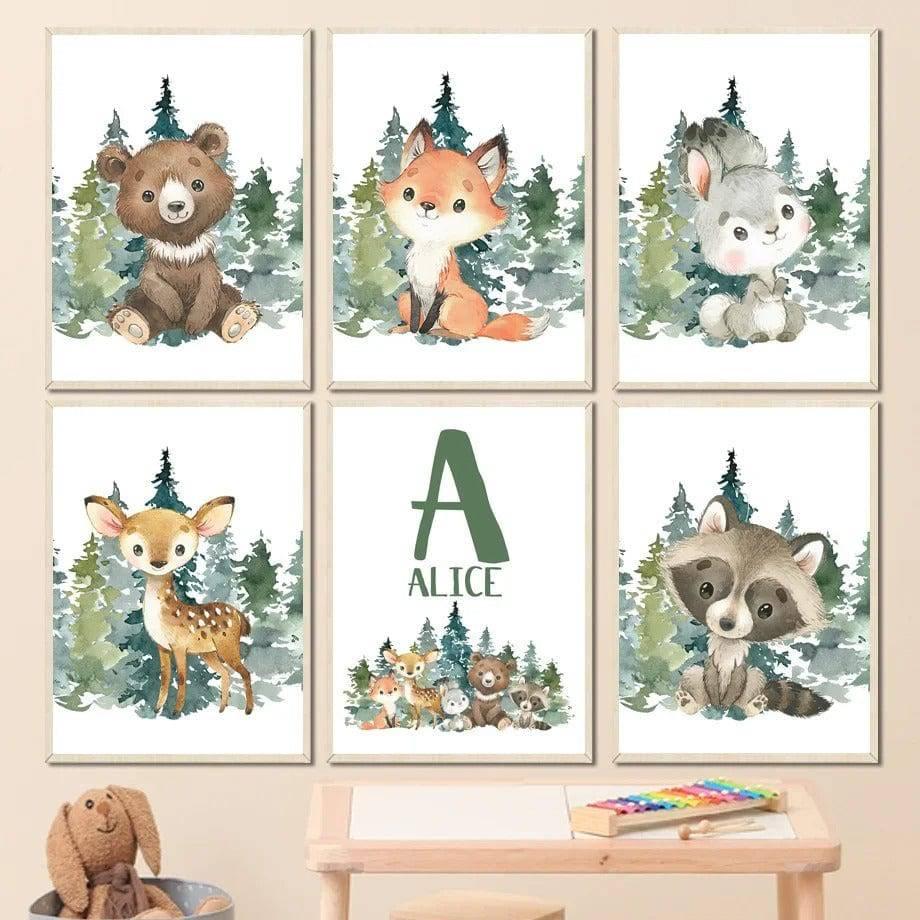Affiches Promenons nous dans les bois - Mon alpaga