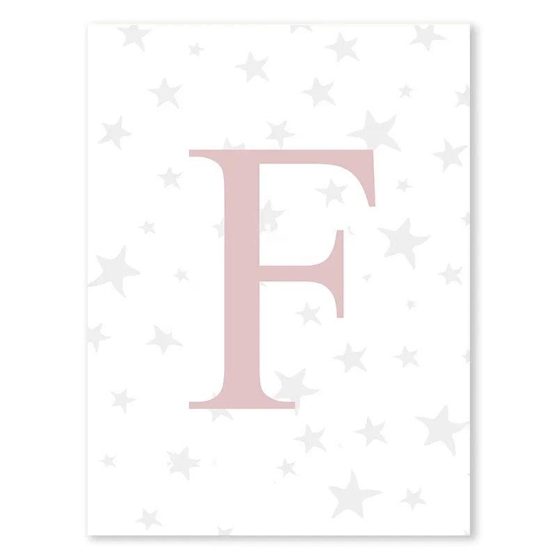 Affiches arc en ciel rose