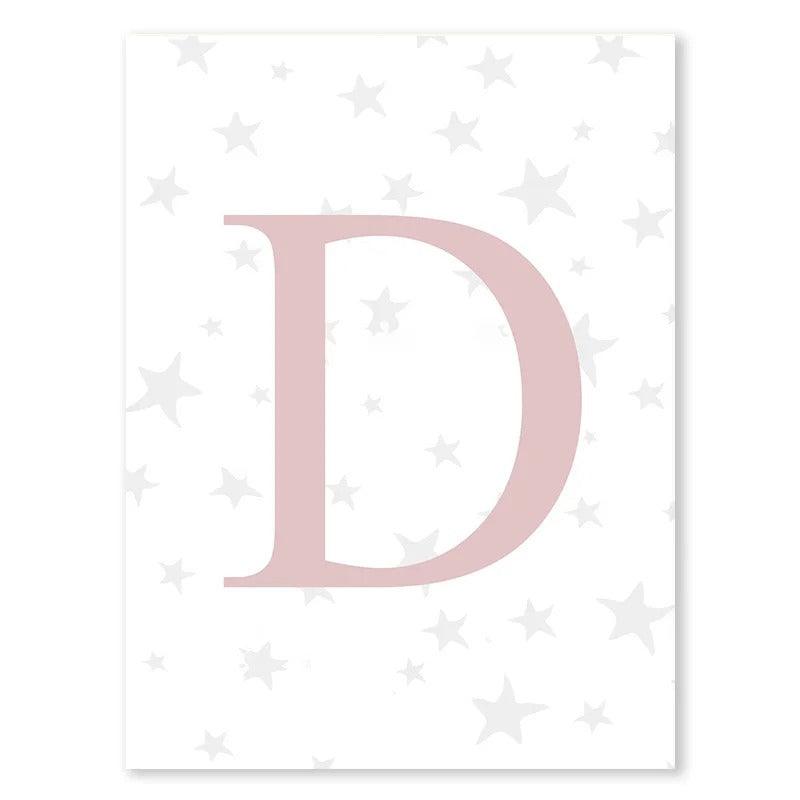 Affiches arc en ciel rose